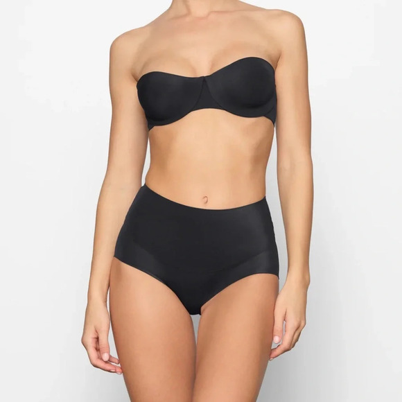 SKIMS Smoothing Intimates Strapless Bra BA-BAN-2607 color Onyx 34A - Picture 5 of 12